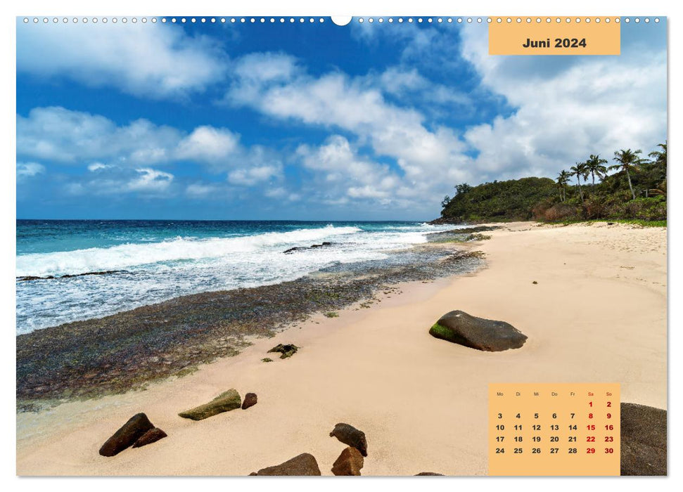 Ein Paradies aus Sand und Meer (CALVENDO Premium Wandkalender 2024)