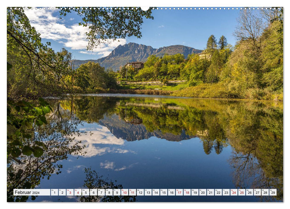 Trient und das Trentino (CALVENDO Premium Wandkalender 2024)