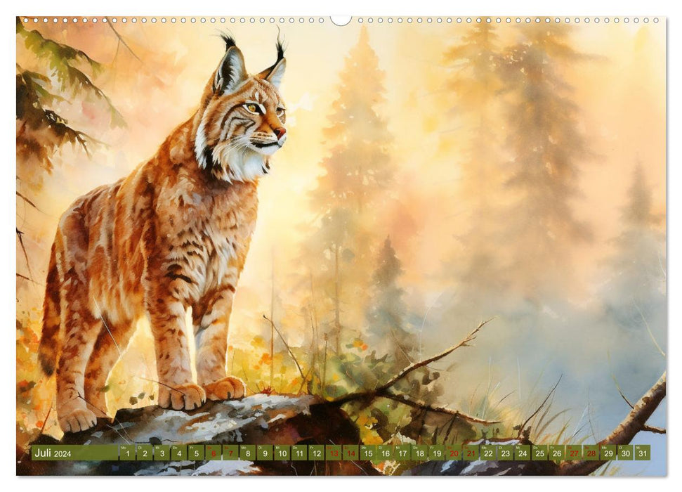 Zwölf Monate im Wald (CALVENDO Premium Wandkalender 2024)