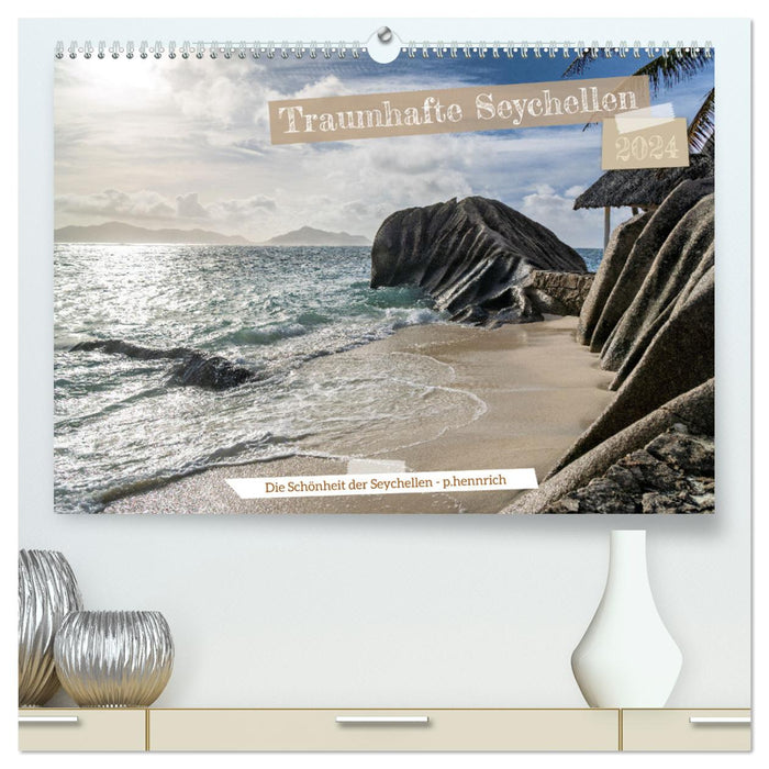 Traumhafte Seychellen (CALVENDO Premium Wandkalender 2024)