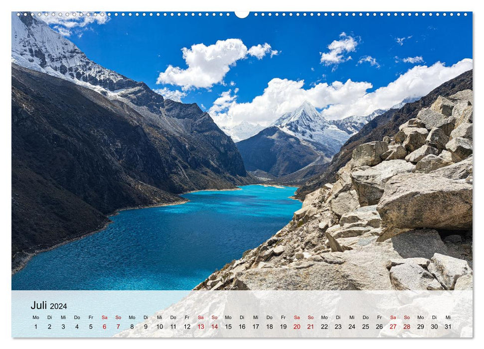Entdecke Südamerika: Monat für Monat (CALVENDO Premium Wandkalender 2024)