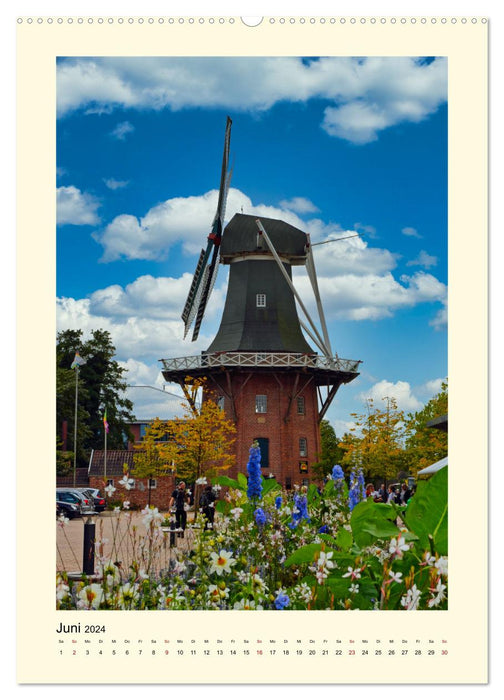 Nostalgie Windmühlen (CALVENDO Premium Wandkalender 2024)