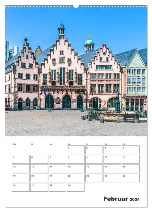 Frankfurt am Main - Impressionen aus der Finanzmetropole (CALVENDO Wandkalender 2024)
