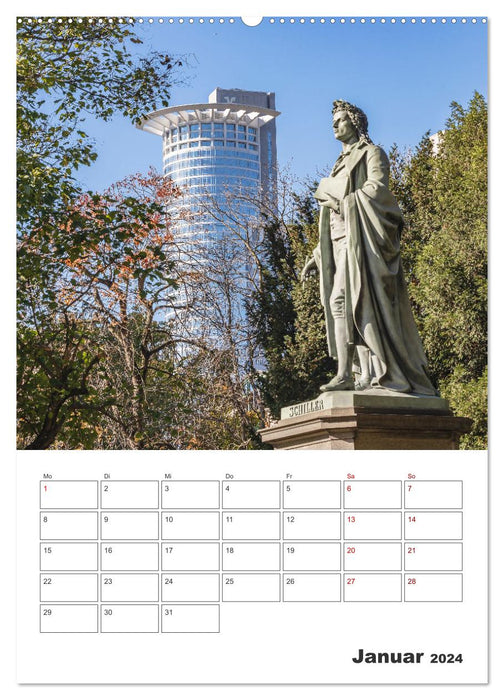 Frankfurt am Main - Impressionen aus der Finanzmetropole (CALVENDO Premium Wandkalender 2024)