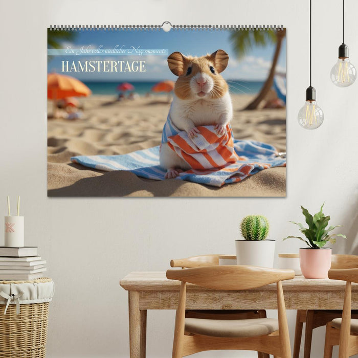 Hamstertage (CALVENDO Wandkalender 2024)