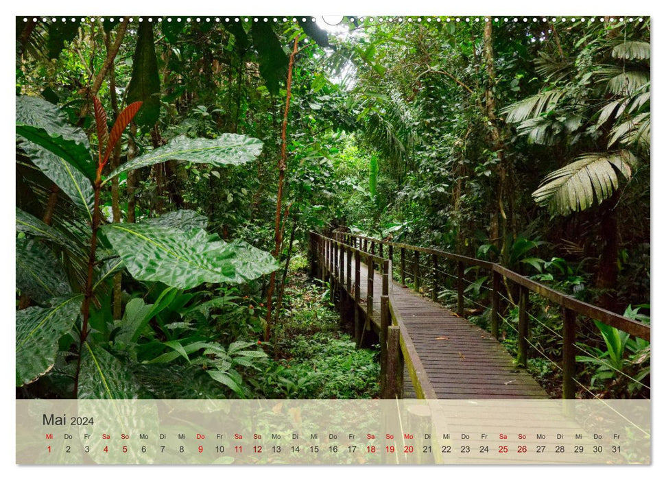 Bekanntes und Unbekanntes Costa Rica (CALVENDO Wandkalender 2024)