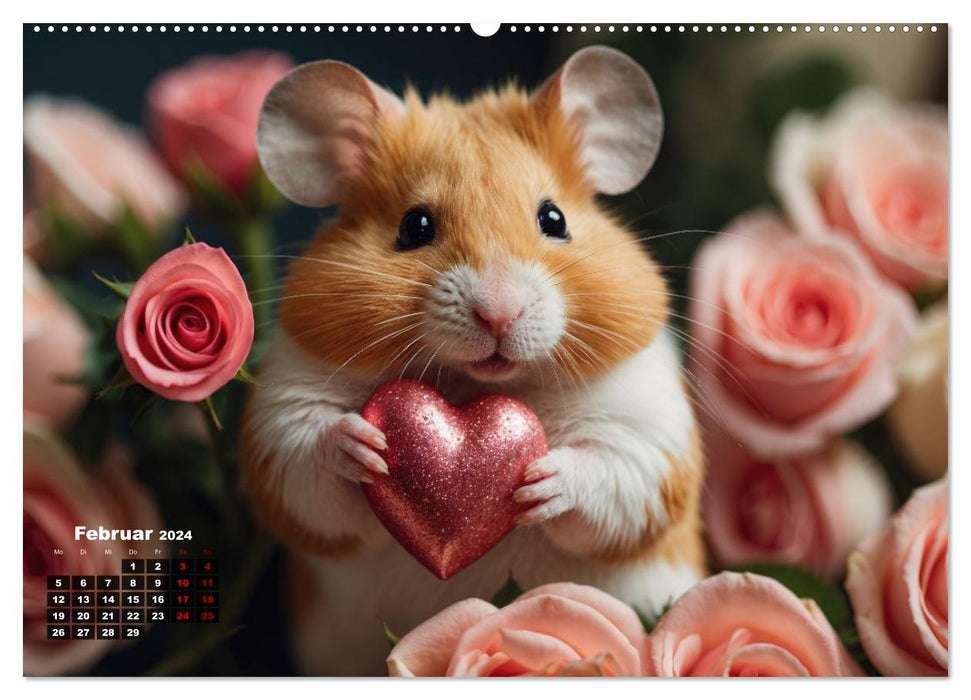 Hamstertage (CALVENDO Premium Wandkalender 2024)