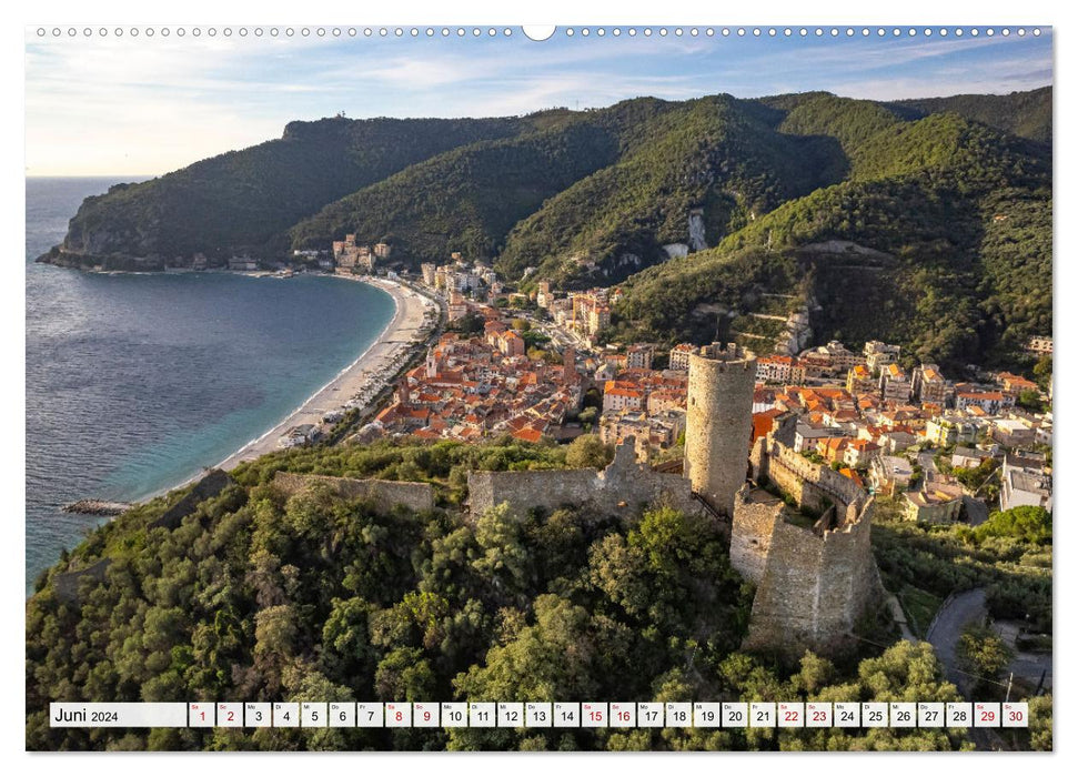 Die Italienische Riviera - Ligurien (CALVENDO Wandkalender 2024)