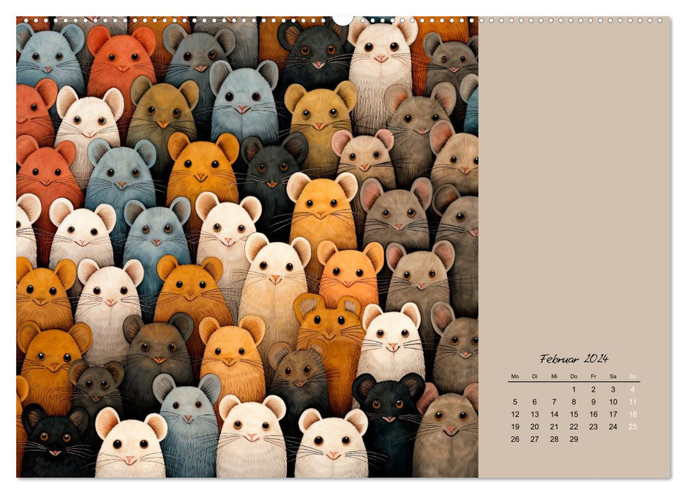 Tierisches Gewimmel (CALVENDO Wandkalender 2024)