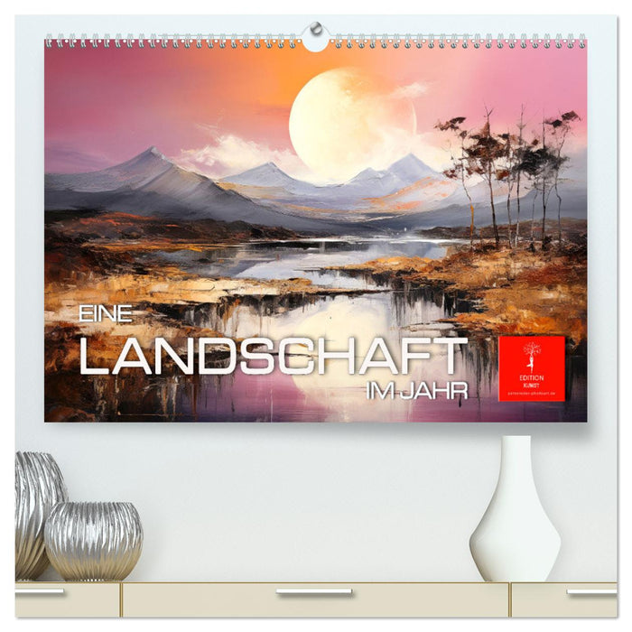 Eine Landschaft im Jahr (CALVENDO Premium Wandkalender 2024)