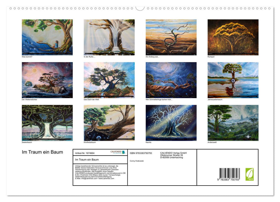 Im Traum ein Baum (CALVENDO Premium Wandkalender 2024)
