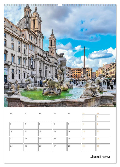Rom - Kunst, Kultur und Geschichte (CALVENDO Wandkalender 2024)