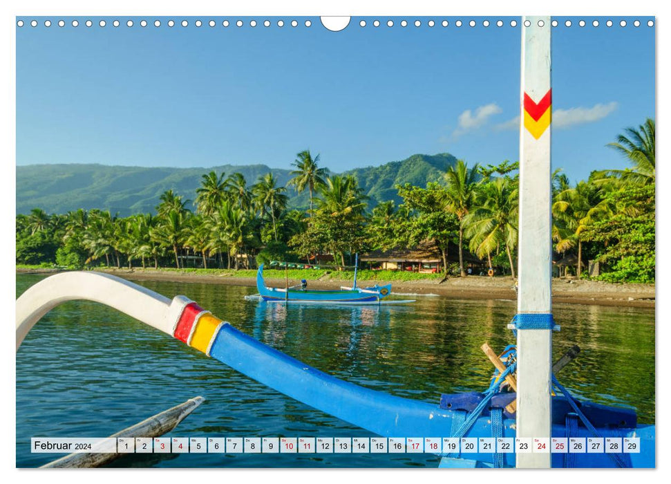 Himmlisch schlafen in Bali (CALVENDO Wandkalender 2024)