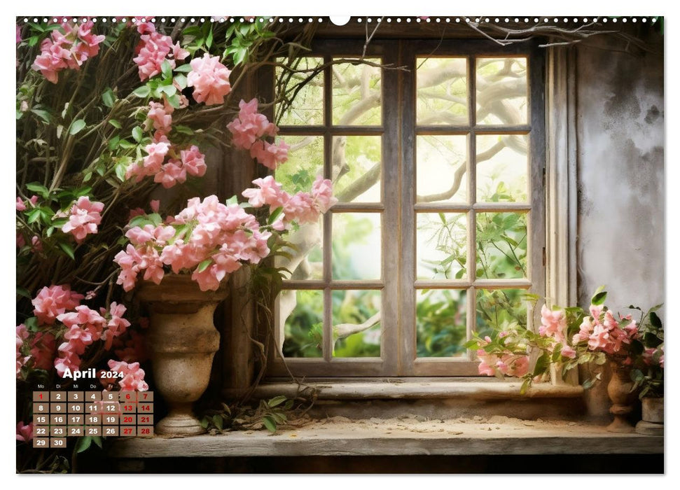 Aus dem Fenster geblickt (CALVENDO Premium Wandkalender 2024)