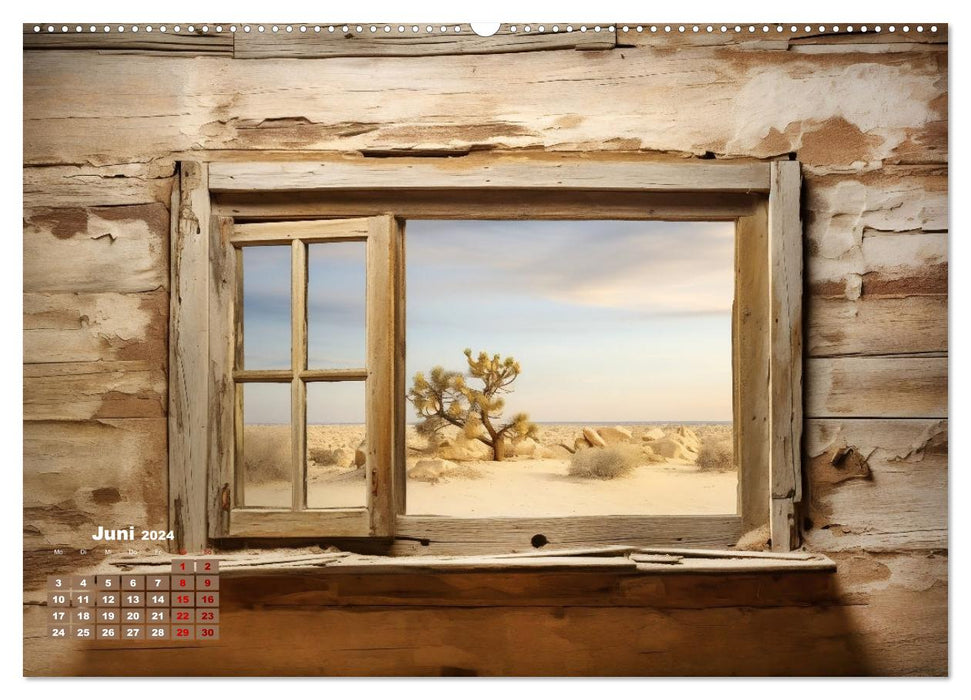 Aus dem Fenster geblickt (CALVENDO Premium Wandkalender 2024)