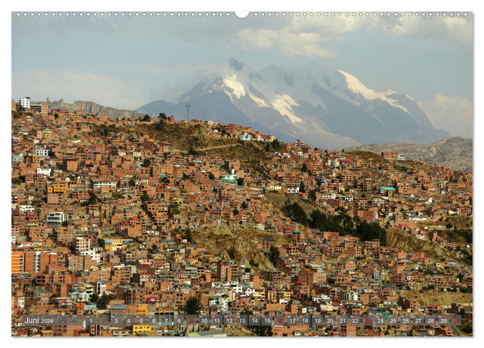 Bolivien - Eine Wanderreise (CALVENDO Wandkalender 2024)