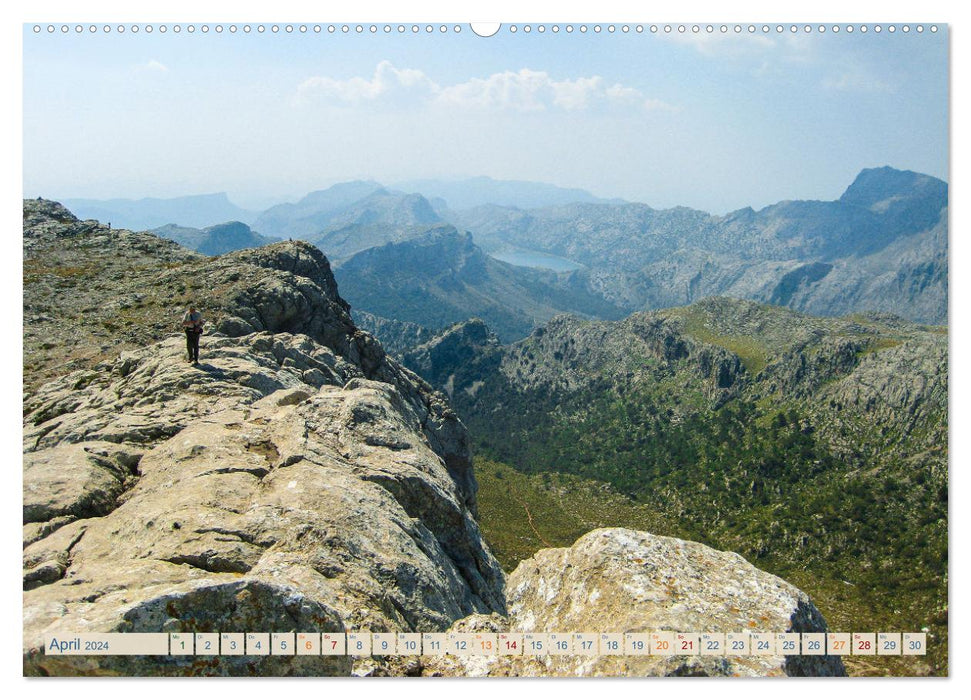 Tramuntana Trekking - Wandern auf Mallorca (CALVENDO Wandkalender 2024)