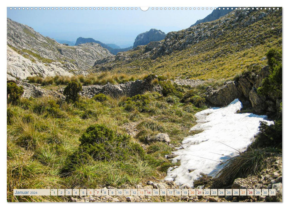 Tramuntana Trekking - Wandern auf Mallorca (CALVENDO Premium Wandkalender 2024)