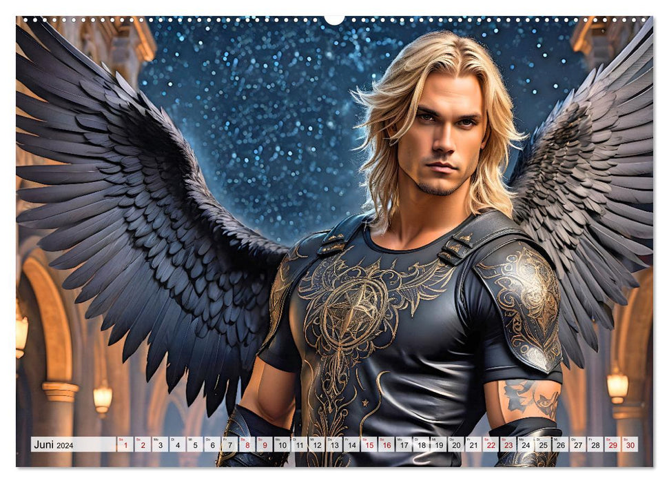 Engel - Kämpfer gegen das Böse (CALVENDO Premium Wandkalender 2024)