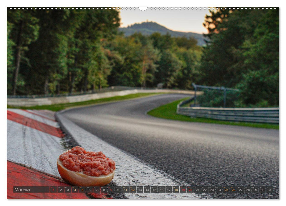 Nürburgring - Mettbrötchenkalender (CALVENDO Premium Wandkalender 2024)
