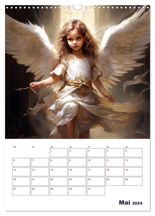 Die reine Schönheit der Engel (CALVENDO Wandkalender 2024)