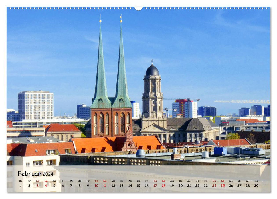 Berlin - Rund ums Humboldt Forum (CALVENDO Premium Wandkalender 2024)