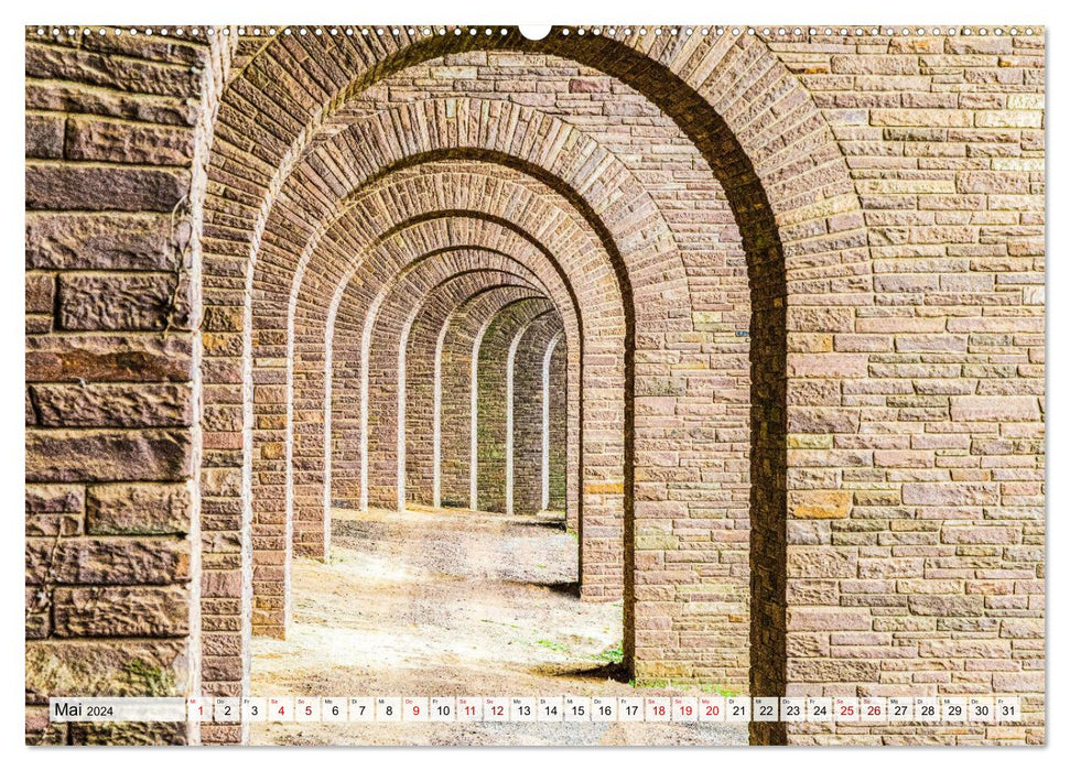 Vom Hier ins Dort - Torbögen und Durchgänge (CALVENDO Wandkalender 2024)
