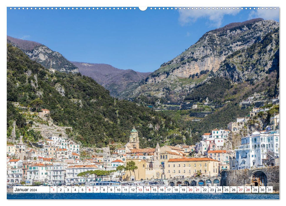 Amalfi - Traumhafte Küste zwischen Himmel und Meer (CALVENDO Premium Wandkalender 2024)