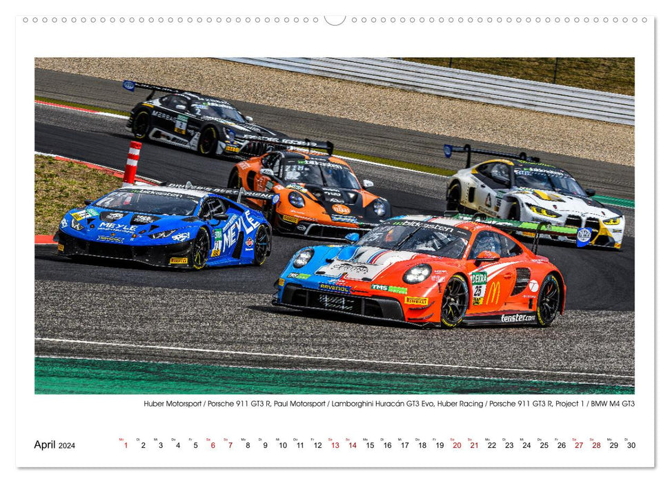 GT Masters am Nürburgring (CALVENDO Premium Wandkalender 2024)