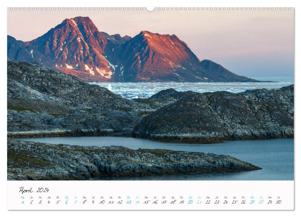 Faszination Eis - In den Fjorden Ostgrönlands (CALVENDO Wandkalender 2024)