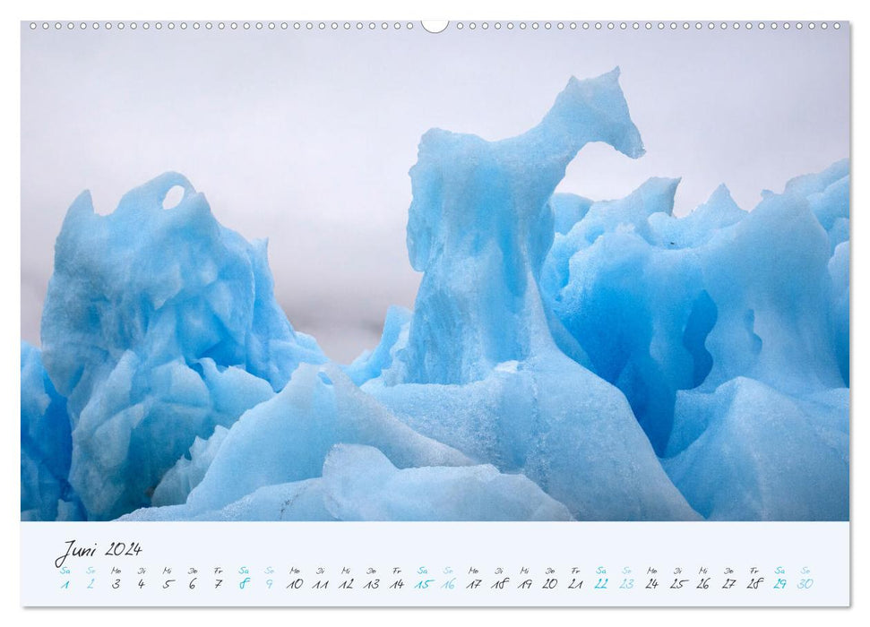 Faszination Eis - In den Fjorden Ostgrönlands (CALVENDO Wandkalender 2024)