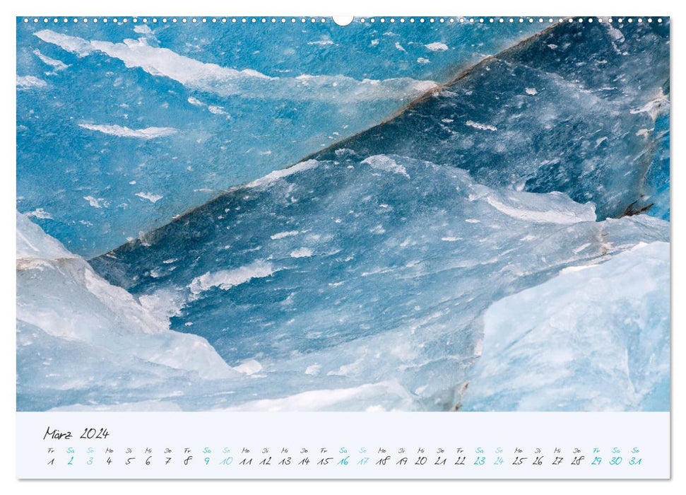Faszination Eis - In den Fjorden Ostgrönlands (CALVENDO Premium Wandkalender 2024)