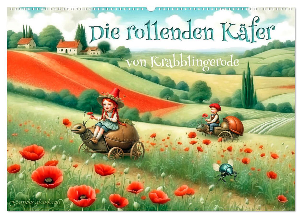 Die rollenden Käfer von Krabblingerode (CALVENDO Wandkalender 2024)