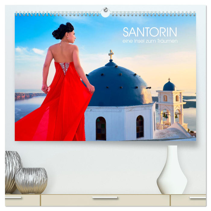 Santorin - eine Insel zum Träumen (CALVENDO Premium Wandkalender 2024)