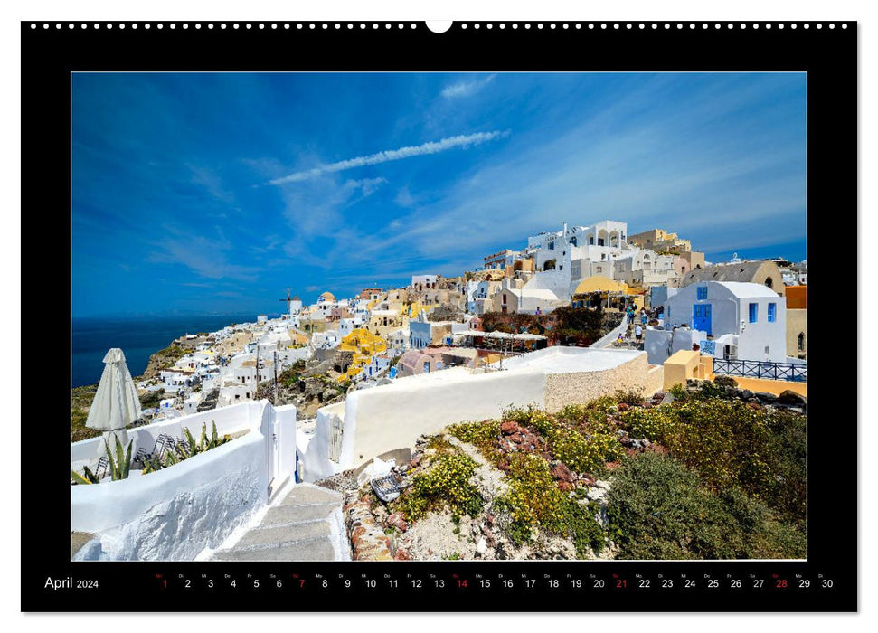Santorin - eine Insel zum Träumen (CALVENDO Premium Wandkalender 2024)