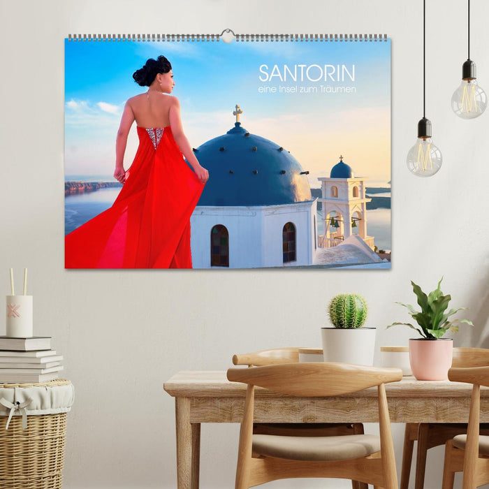 Santorin - eine Insel zum Träumen (CALVENDO Wandkalender 2024)