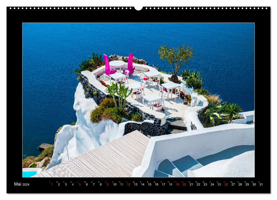 Santorin - eine Insel zum Träumen (CALVENDO Wandkalender 2024)