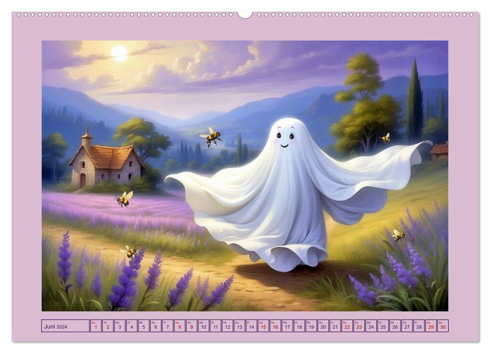 Korbinian, der kleine Geist (CALVENDO Premium Wandkalender 2024)