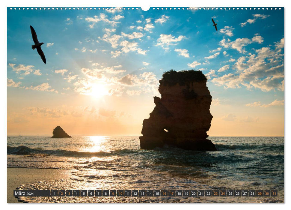 ALGARVE - Urlaub für die Seele (CALVENDO Premium Wandkalender 2024)