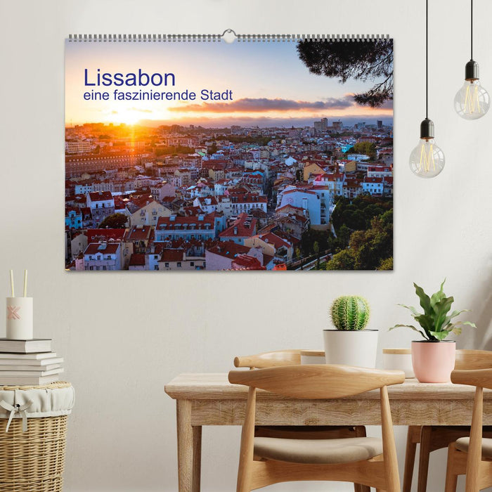 Lissabon eine faszinierende Stadt (CALVENDO Wandkalender 2024)