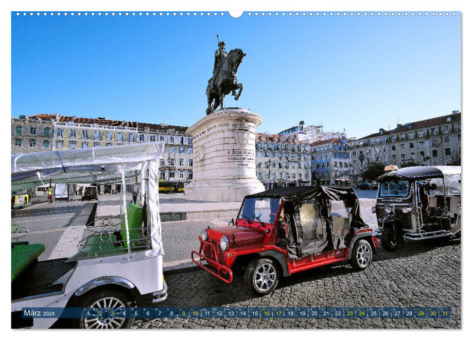 Lissabon eine faszinierende Stadt (CALVENDO Wandkalender 2024)