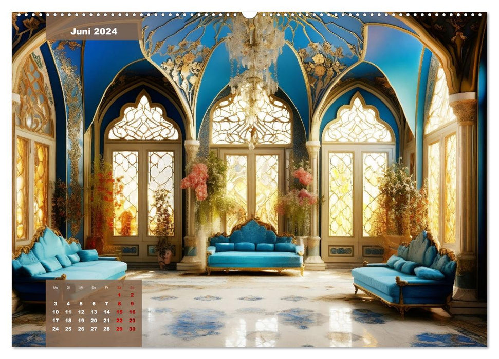 Exotische Paläste (CALVENDO Premium Wandkalender 2024)