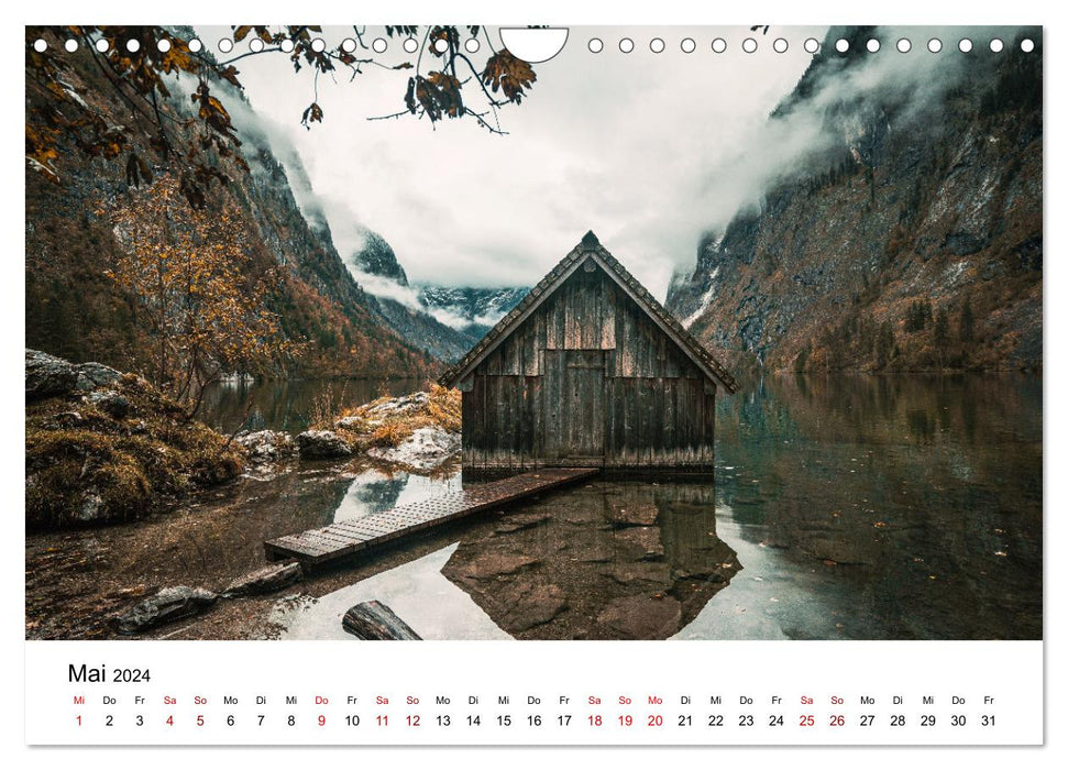 Berchtesgaden - Naturschönheiten in Bayern (CALVENDO Wandkalender 2024)