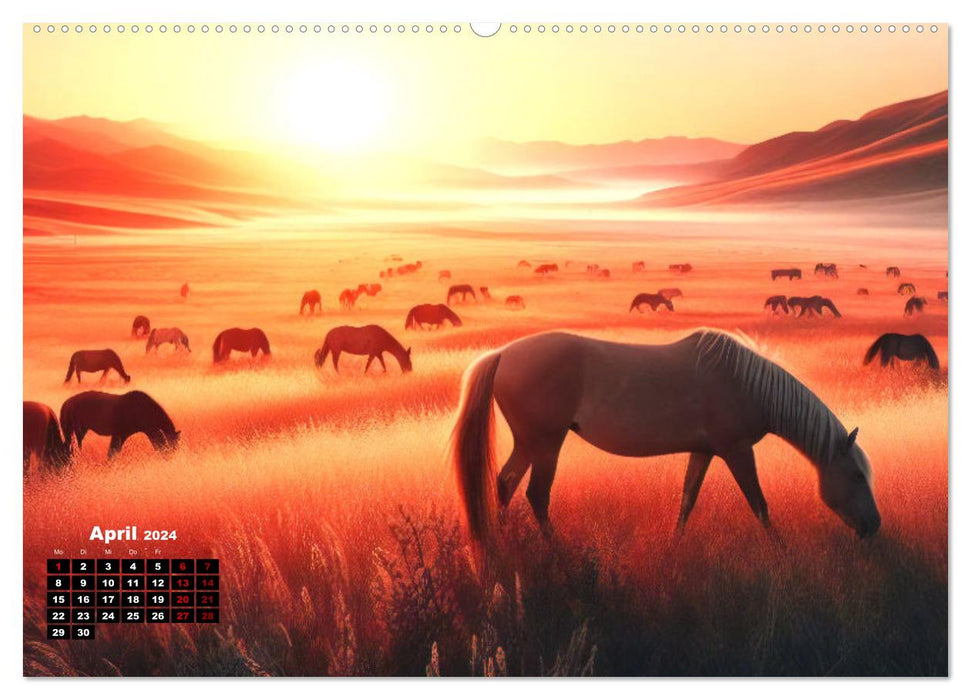 Prärie Welten - Ein Kalender, der die Seele der Prärie einfängt. (CALVENDO Premium Wandkalender 2024)