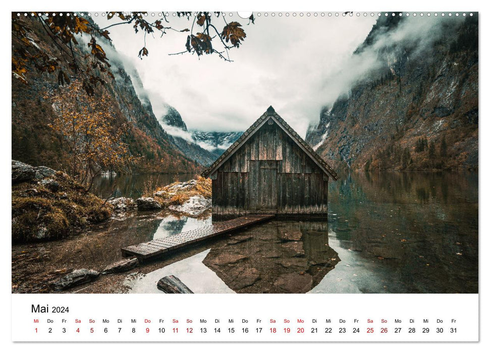 Berchtesgaden - Naturschönheiten in Bayern (CALVENDO Premium Wandkalender 2024)