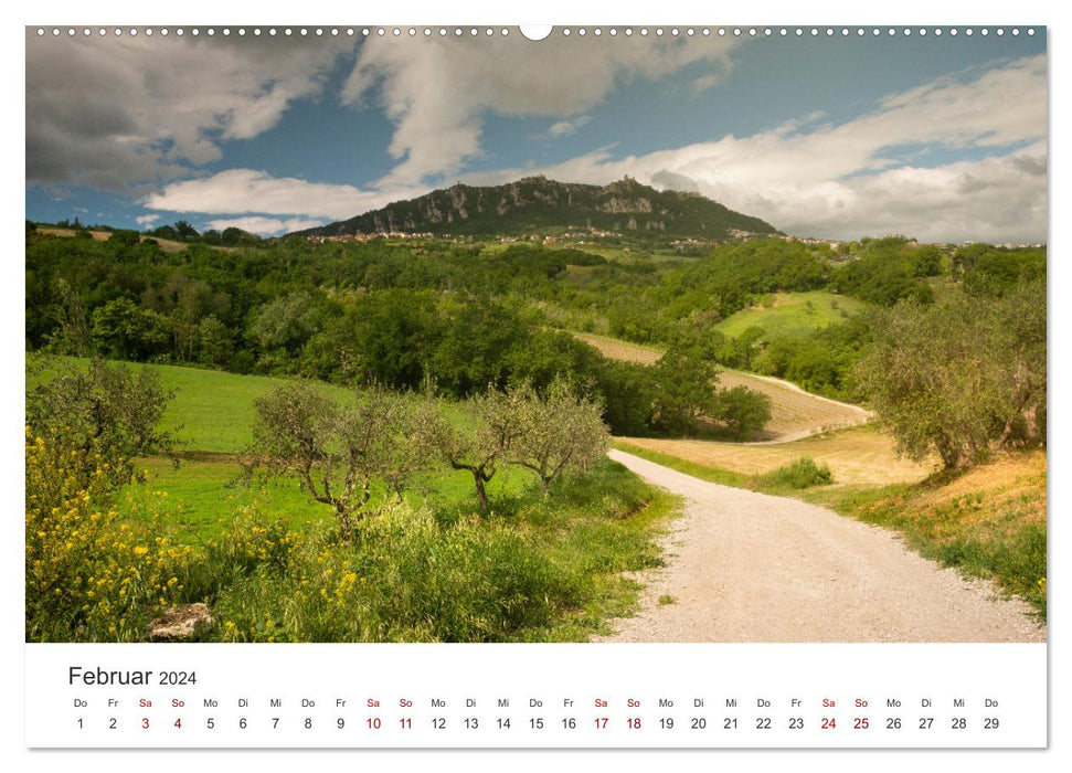 San Marino Die älteste Republik der Welt (CALVENDO Premium Wandkalender 2024)
