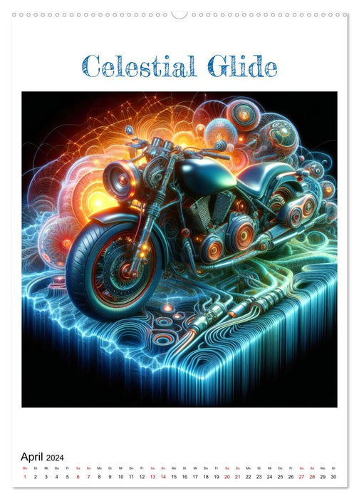 Motorräder der Zukunft (CALVENDO Wandkalender 2024)