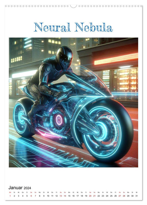 Motorräder der Zukunft (CALVENDO Premium Wandkalender 2024)