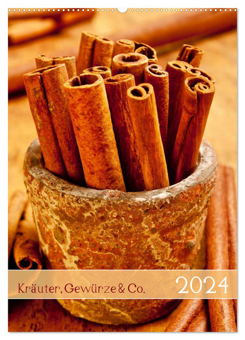 Kräuter, Gewürze & Co. 2024 (CALVENDO Wandkalender 2024)