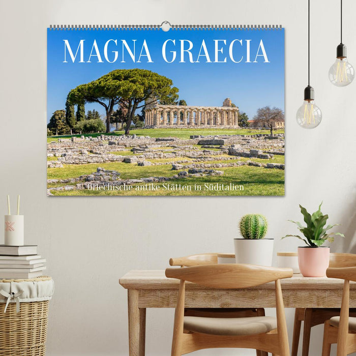 Magna Graecia - Sites antiques grecs du sud de l'Italie (calendrier mural CALVENDO 2024) 